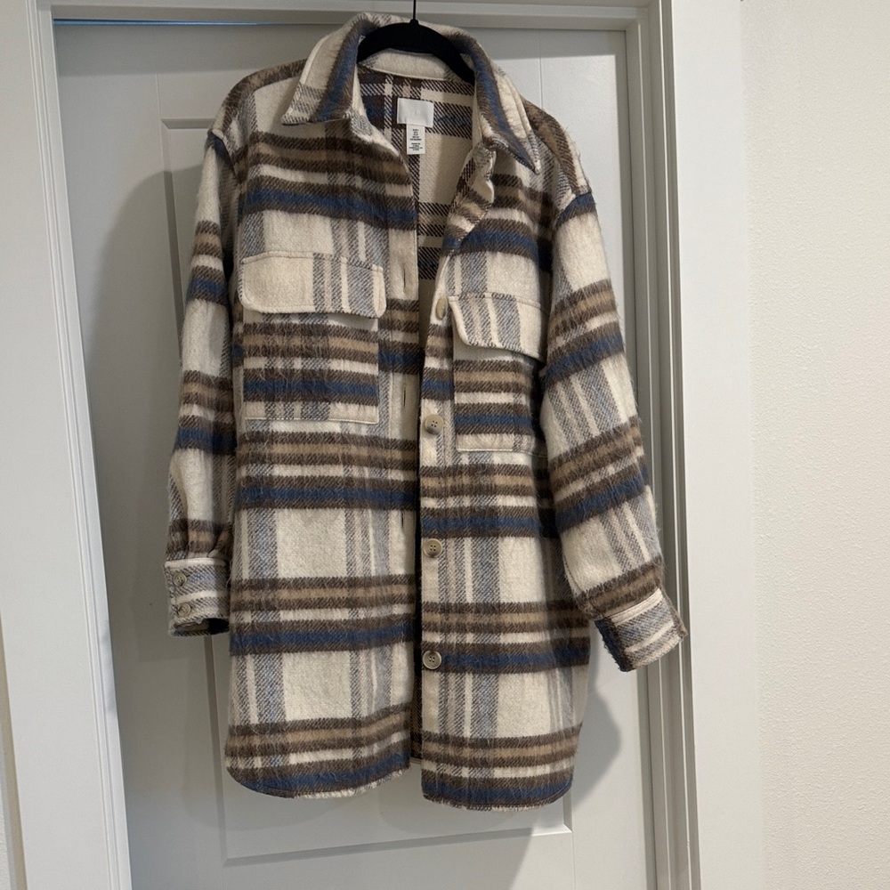H&M Checkered Plaid Jacket